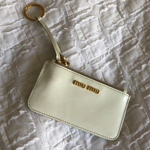 Authentic miu miu coin purse / key holder